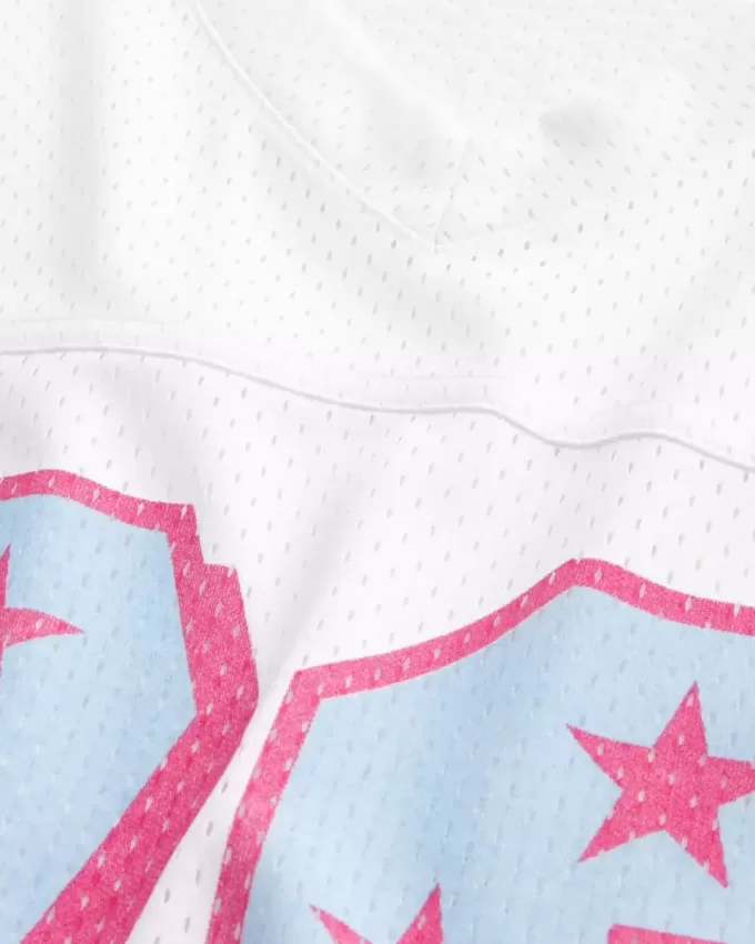 Kastenförmiges, kurzes Trikot mit Zahlengrafik Kastenförmiges, kurzes Trikot mit Zahlengrafik