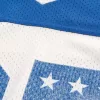 Kastenförmiges, kurzes Trikot mit Zahlengrafik