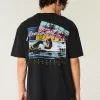 Kastenförmiges Montego Bay-T-Shirt mit Grafik Kastenförmiges Montego Bay-T-Shirt mit Grafik