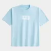 Kastenförmiges, schweres Oasis-T-Shirt mit Grafik Kastenförmiges, schweres Oasis-T-Shirt mit Grafik