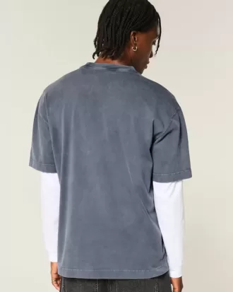 Kastenförmiges, schweres T-Shirt mit Ford-Grafik