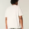 Kastenförmiges, schweres T-Shirt mit Kroatien-Grafik Kastenförmiges, schweres T-Shirt mit Kroatien-Grafik