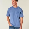 Kastenförmiges, schweres T-Shirt mit South Padre Island-Grafik Kastenförmiges, schweres T-Shirt mit South Padre Island-Grafik