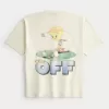 Kastenförmiges, schweres Tweety Golf-T-Shirt mit Grafik Kastenförmiges, schweres Tweety Golf-T-Shirt mit Grafik