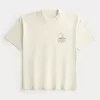 Kastenförmiges, schweres Tweety Golf-T-Shirt mit Grafik Kastenförmiges, schweres Tweety Golf-T-Shirt mit Grafik