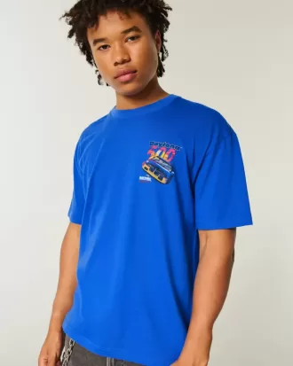 Kastenförmiges T-Shirt mit Daytona 500-Grafik