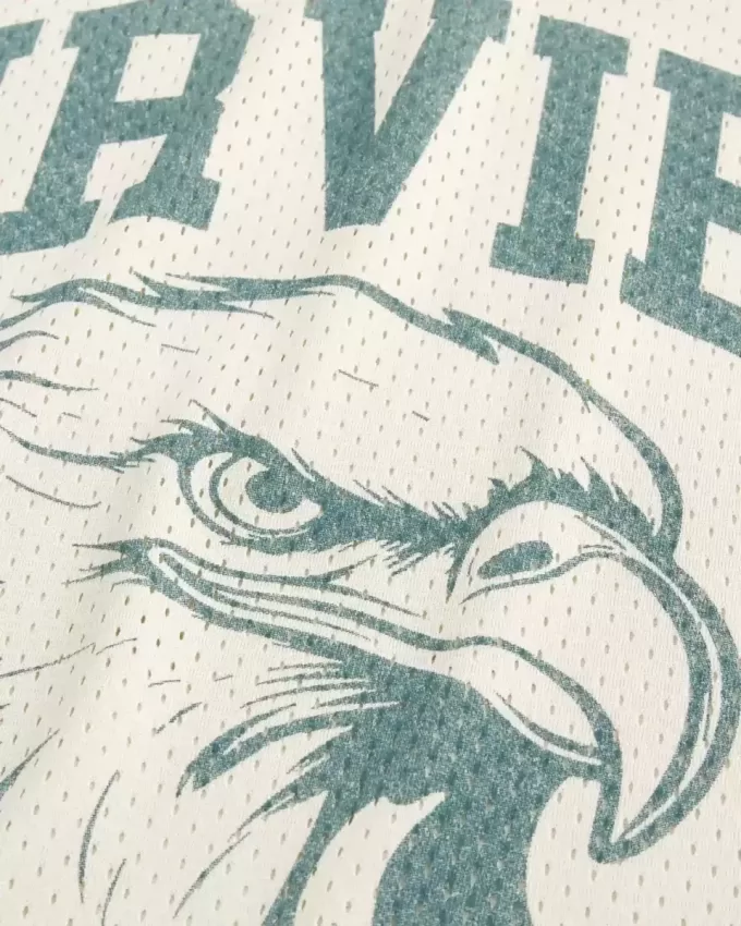 Kastenförmiges, verkürztes Fairview-Football-Trikot mit Grafik