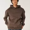 Kastiger, verwaschener Hoodie