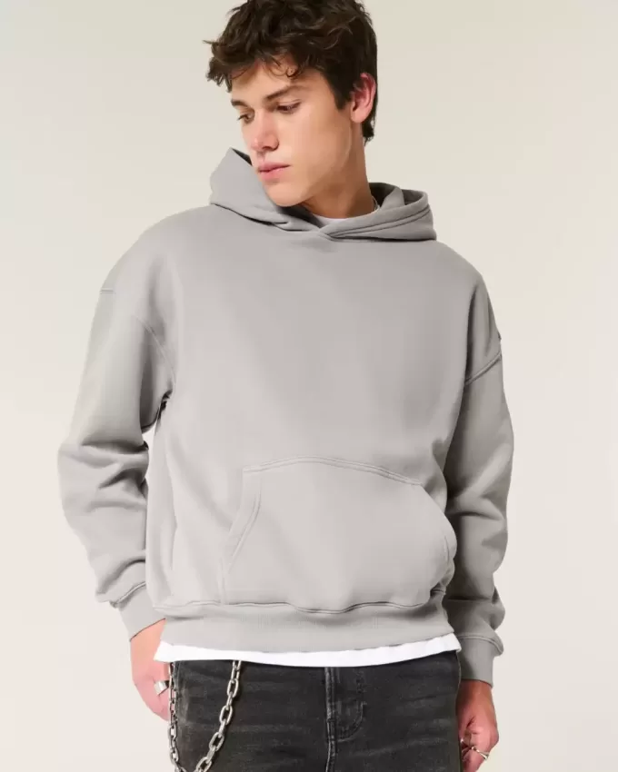 Kastiger, verwaschener Hoodie