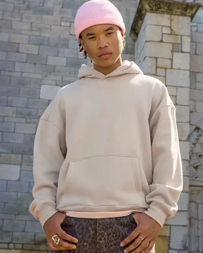 Kastiger, verwaschener Hoodie