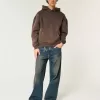 Kastiger, verwaschener Hoodie