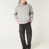 Kastiger, verwaschener Hoodie