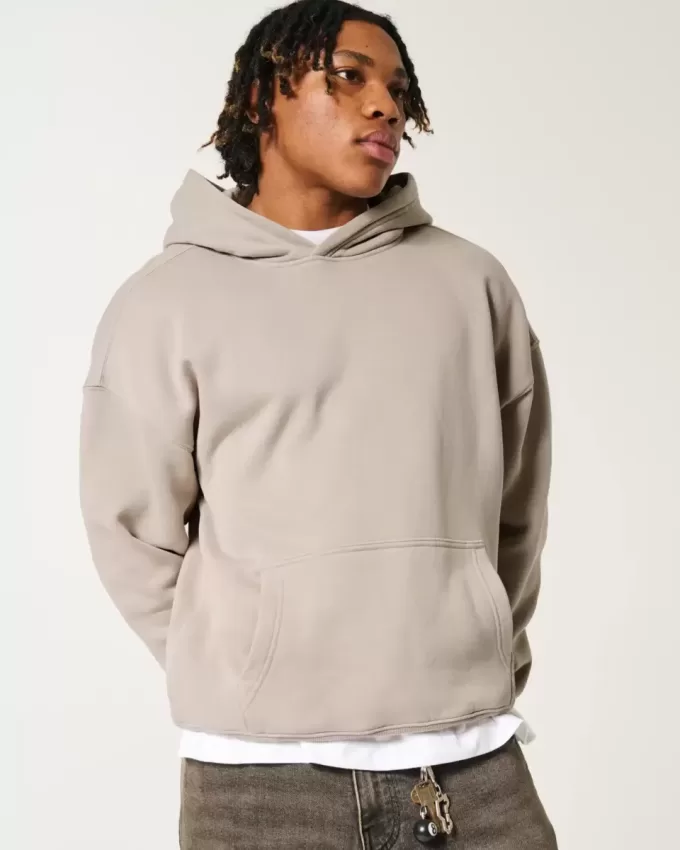Kastiger, verwaschener Hoodie