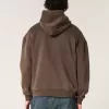 Kastiger, verwaschener Hoodie