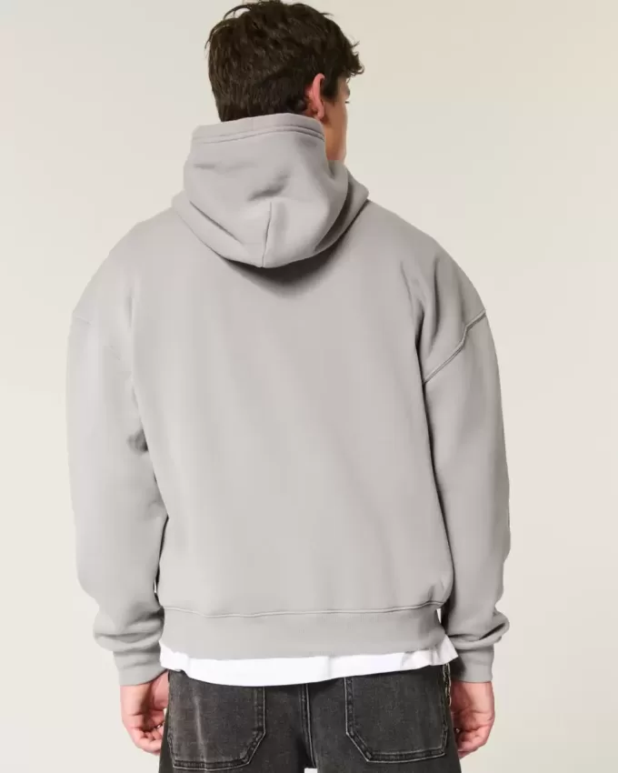 Kastiger, verwaschener Hoodie
