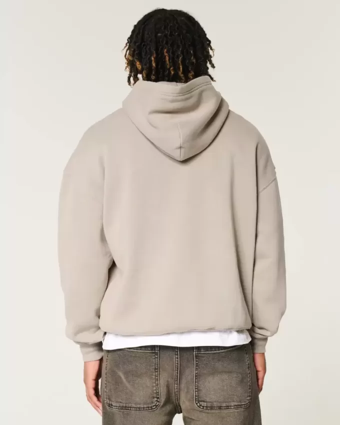 Kastiger, verwaschener Hoodie