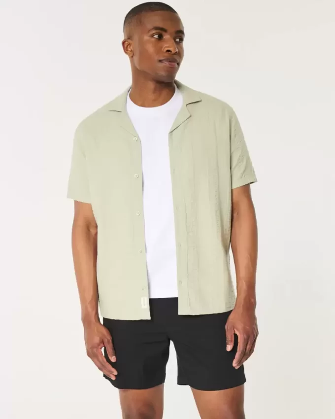 Kühlende Flat-Front-Shorts 7″