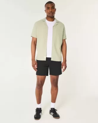 Kühlende Flat-Front-Shorts 7″
