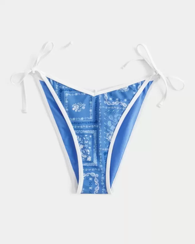 Knallbuntes, freches Bikinihöschen mit seitlicher Schnürung Knallbuntes, freches Bikinihöschen mit seitlicher Schnürung