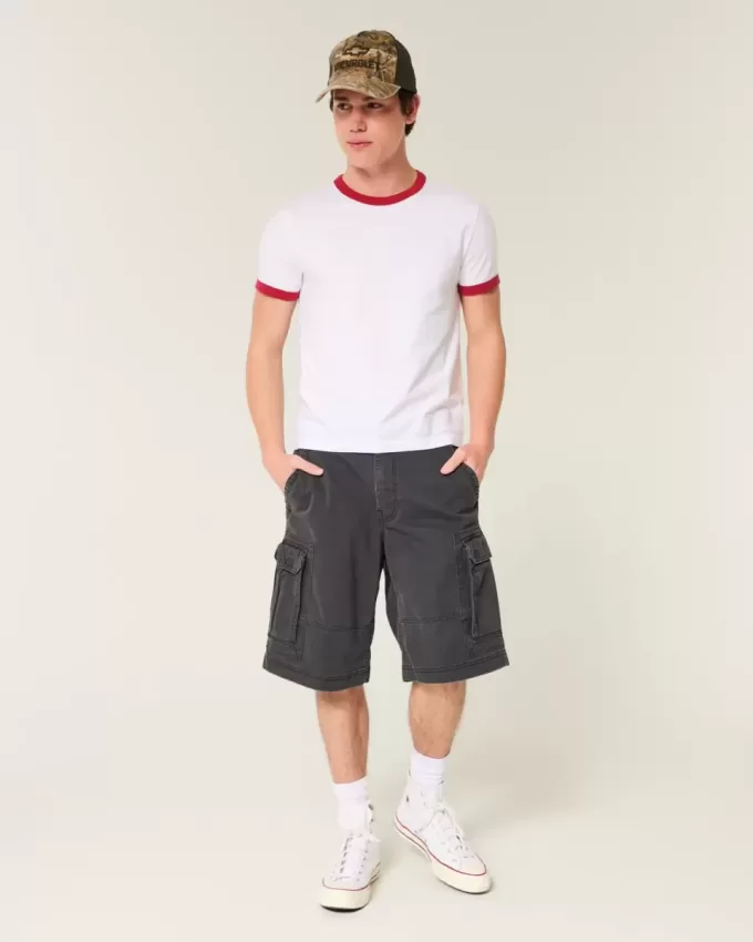Knielange Baggy-Cargo-Shorts Knielange Baggy-Cargo-Shorts