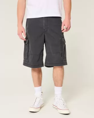 Knielange Baggy-Cargo-Shorts