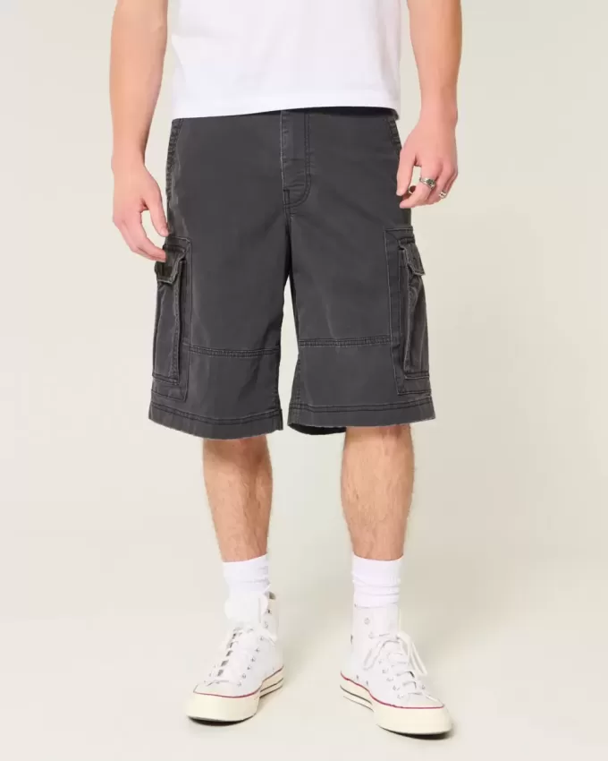 Knielange Baggy-Cargo-Shorts Knielange Baggy-Cargo-Shorts