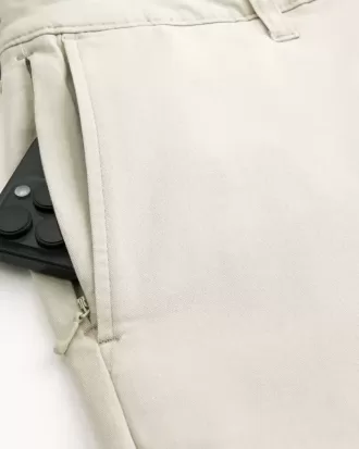 Knielange Twill-Shorts
