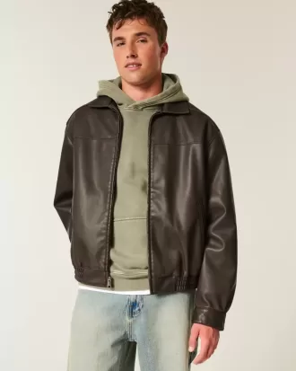Kunstlederjacke