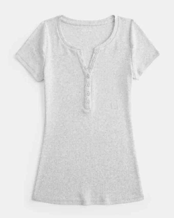 Kurzarm-Henley