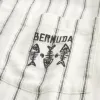 Kurzärmliges Bermuda-Hemd aus Leinenmischung mit Grafik im kastigem Schnitt Kurzärmliges Bermuda-Hemd aus Leinenmischung mit Grafik im kastigem Schnitt