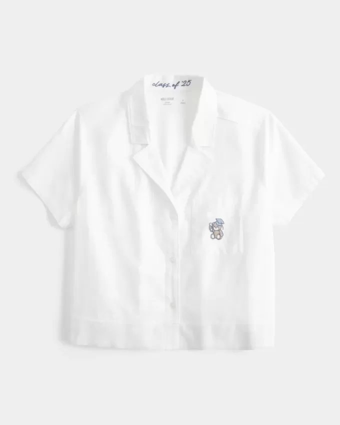 Kurzärmliges Grad Bear-Schlafshirt Kurzärmliges Grad Bear-Schlafshirt