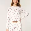 Kuscheliges Langarm-Pyjama-Shirt Kuscheliges Langarm-Pyjama-Shirt