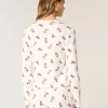 Kuscheliges Langarm-Pyjama-Shirt Kuscheliges Langarm-Pyjama-Shirt