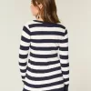 Langärmliger Babydoll-Pullover mit eckigem Ausschnitt Langärmliger Babydoll-Pullover mit eckigem Ausschnitt