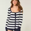 Langärmliger Babydoll-Pullover mit eckigem Ausschnitt Langärmliger Babydoll-Pullover mit eckigem Ausschnitt
