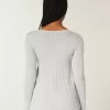 Langärmliger Babydoll-Pullover mit eckigem Ausschnitt Langärmliger Babydoll-Pullover mit eckigem Ausschnitt