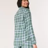 Langärmliges Flanell-Pyjamaoberteil Langärmliges Flanell-Pyjamaoberteil
