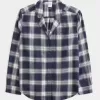 Langärmliges Flanell-Pyjamaoberteil Langärmliges Flanell-Pyjamaoberteil