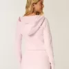 Langärmliges Fleecekleid mit Kapuze Langärmliges Fleecekleid mit Kapuze