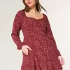 Langärmliges Minikleid mit Cinch-Bust Langärmliges Minikleid mit Cinch-Bust