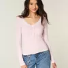 Langärmliges Top mit Spitzenbesatz Langärmliges Top mit Spitzenbesatz