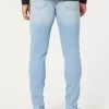 Leicht verwaschene, sportliche Skinny-Jeans
