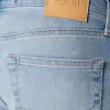 Leicht verwaschene, sportliche Skinny-Jeans