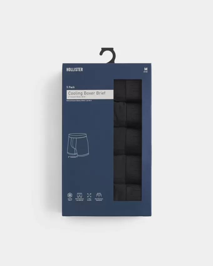 Längere kühlende Boxershorts, 5er-Pack Längere kühlende Boxershorts, 5er-Pack