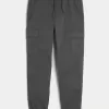 Lockere Cargo-Jogginghose aus Twill Lockere Cargo-Jogginghose aus Twill