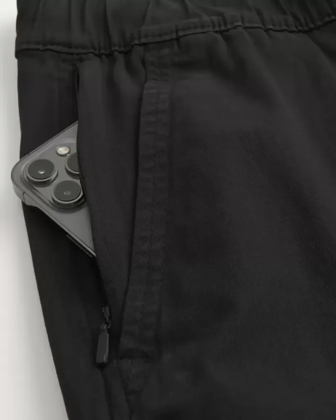 Lockere Cargo-Jogginghose aus Twill Lockere Cargo-Jogginghose aus Twill