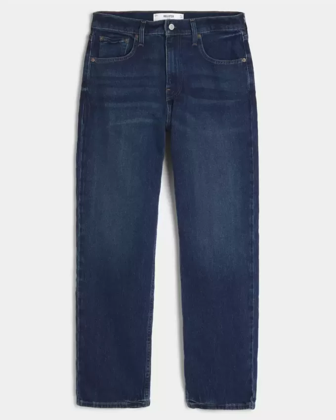 Lockere Jeans in dunkler Waschung Lockere Jeans in dunkler Waschung
