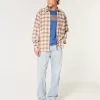 Lockere Jeans in heller Waschung Lockere Jeans in heller Waschung