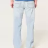 Lockere Jeans in heller Waschung Lockere Jeans in heller Waschung