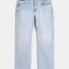Lockere Jeans in heller Waschung Lockere Jeans in heller Waschung